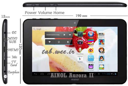  تبلت 7 اينچي آينول نوا آرورا2 Ainol Novo 7 Aurora II 16GB Tablet PC
