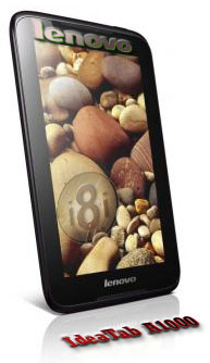 Lenovo IdeaTab A1000 Dual Core-تبلت لنوو دو هسته اي داراي مكان ياب سخت افزاري با امكان مكالمه صوت و تصوير سيمكارت داخلي